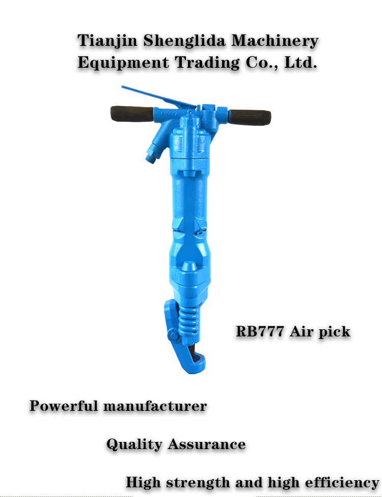 Best Price Efficiency RB777 Pneumatic Rock Concrete Breaker Hammer Air Pick For Bridges Roads Construction 